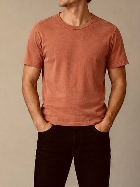 Gustin Men's Short Sleeve Tee in Faded Rust